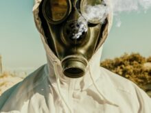 mascara de gas